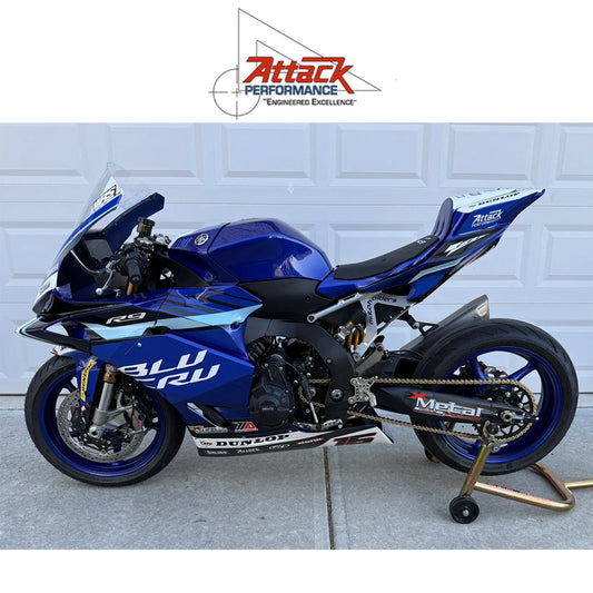 2025年式以降 ヤマハ YZF-R9用 アタックパフォーマンス製リアセット(エアロハード)　Attack Performance REAR SET KIT, YZF R9, AERO HARD (消費税、送料込み)  SKU 125110G