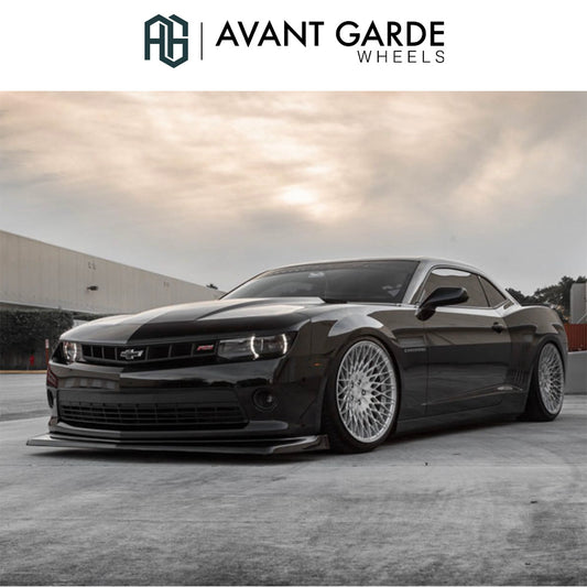シボレー カマロ(Chevrolet Camaro)用 アバンギャルド M540 20x10J ET 23フロント 20x10.5J ET 40 リア シルバーマシン ホイール４本セット Avant Garde M540 Silver Machine 20x10J Front 20x10.5J Rear for Chevrolet Camaro (送料無料)