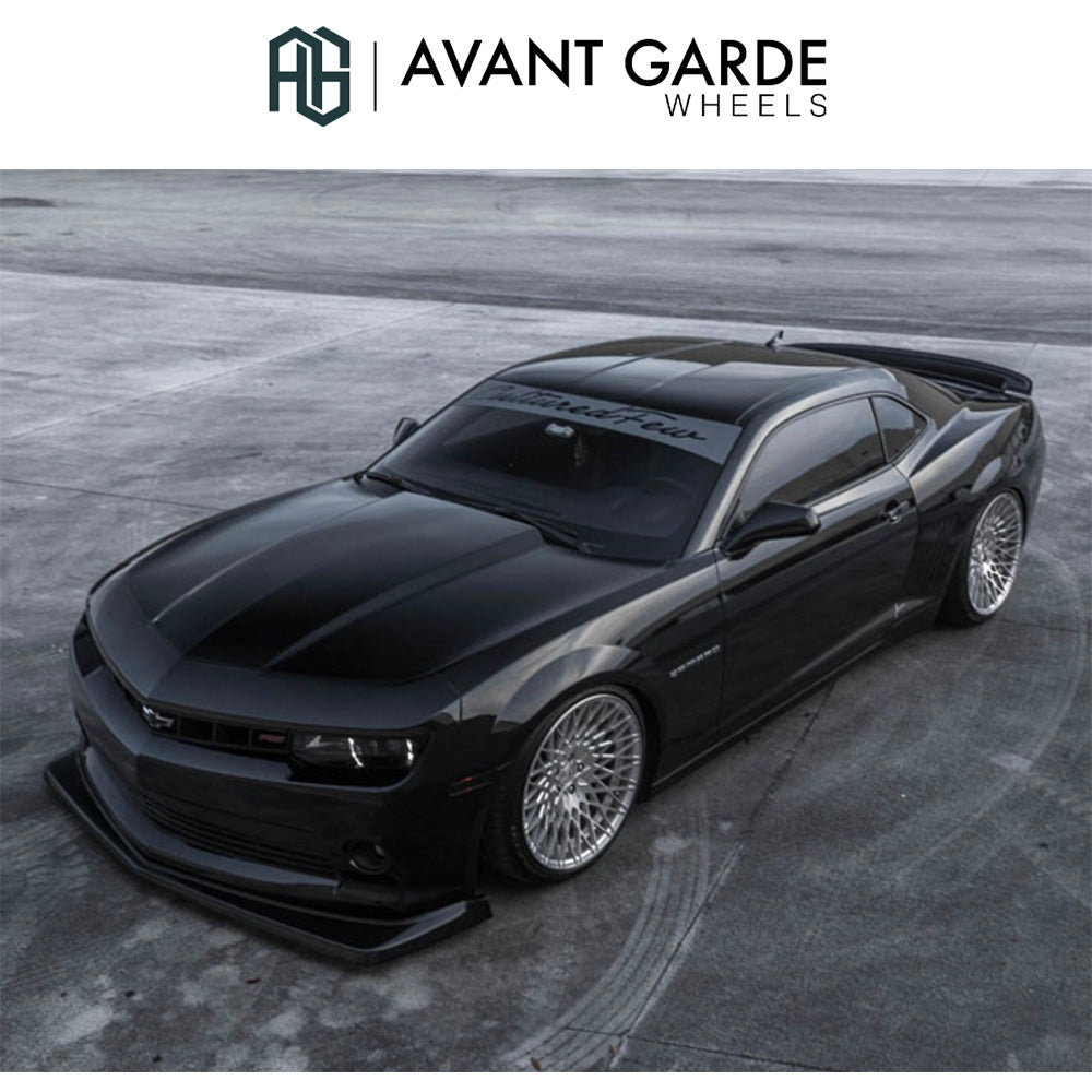 シボレー カマロ(Chevrolet Camaro)用 アバンギャルド M540 20x10J ET 23フロント 20x10.5J ET 40 リア シルバーマシン ホイール４本セット Avant Garde M540 Silver Machine 20x10J Front 20x10.5J Rear for Chevrolet Camaro (送料無料)