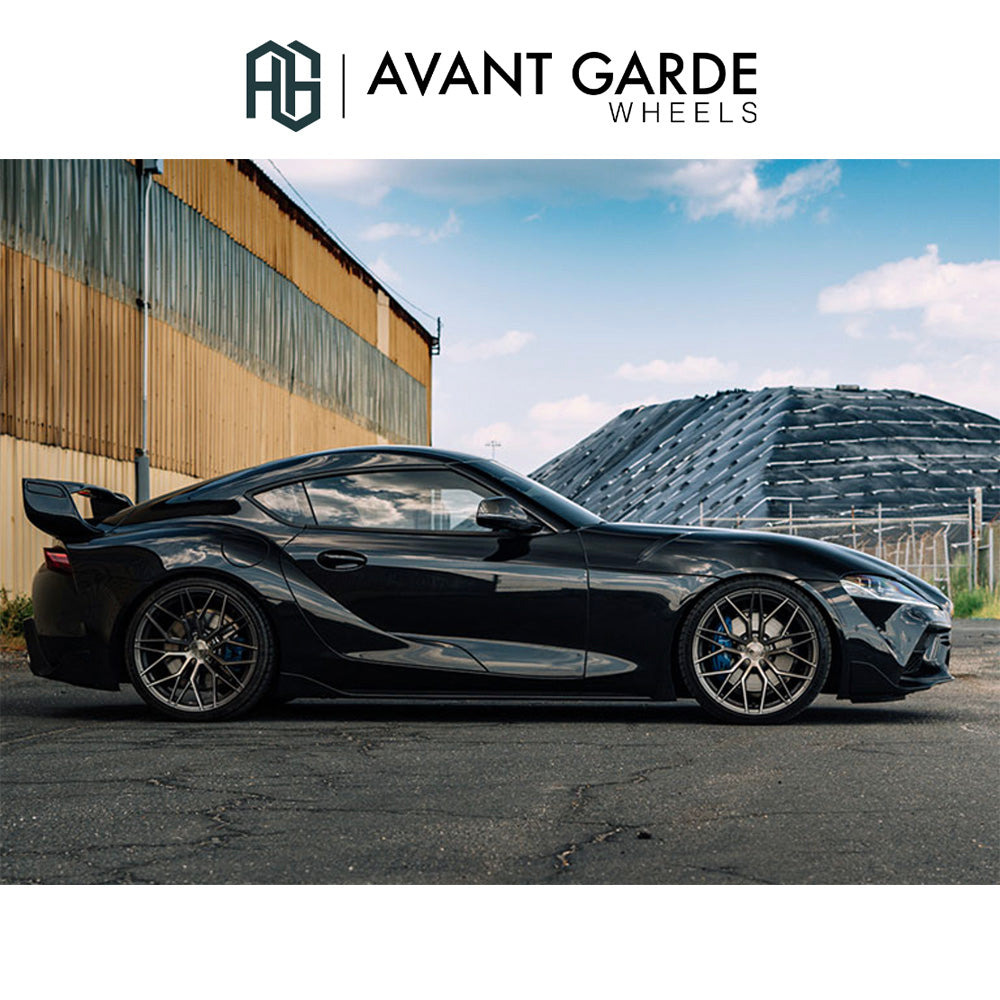 トヨタ スープラ (Toyota GR Supra)用 アバンギャルド M520R ダークメタリック 20x10J ET 30 フロント 20x11J ET 40 リア ホイール４本セット Avant Garde M520R DARK GRAPHITE METALLIC 20x10J Front 20x11J Rear for Toyota GR Supra (送料無料)