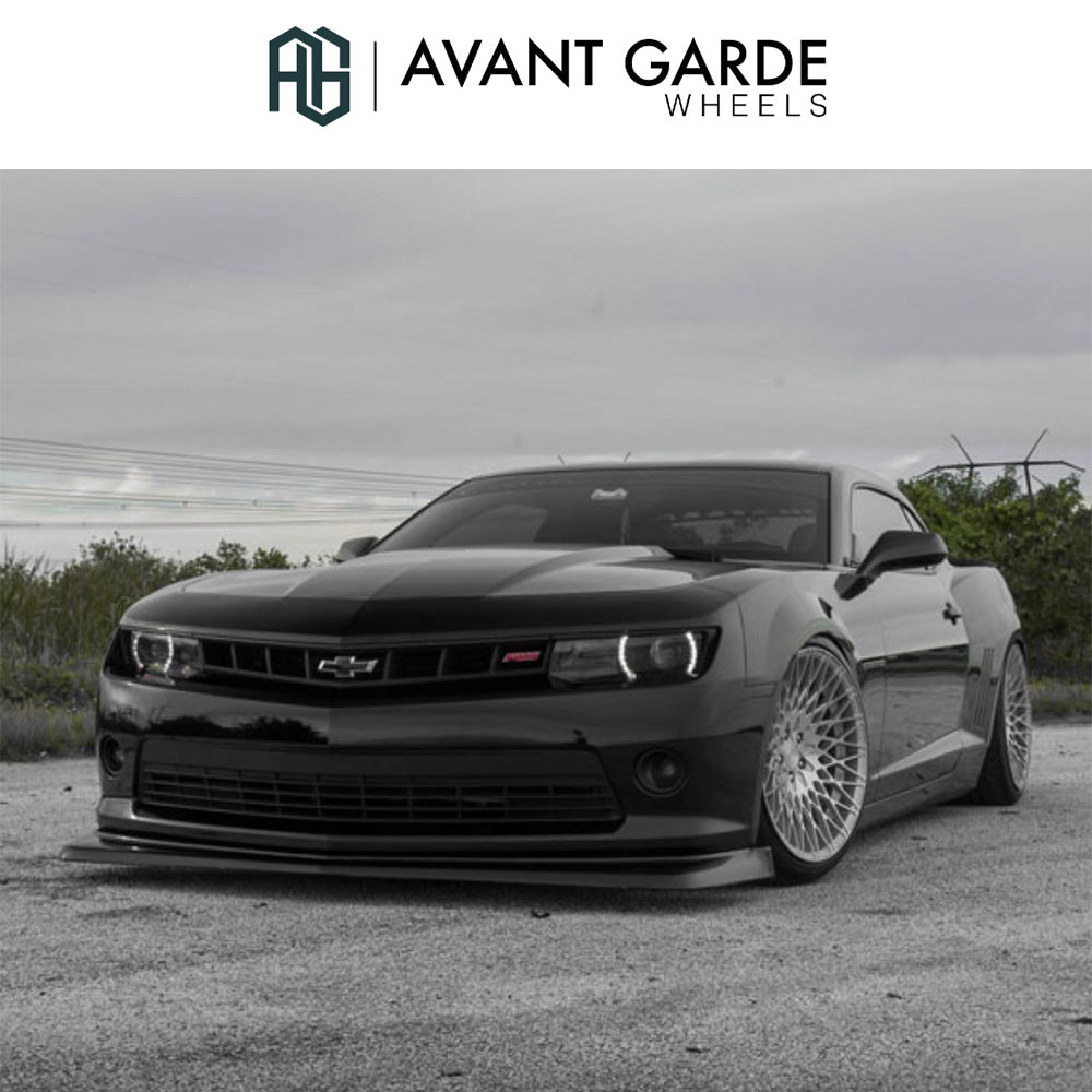 シボレー カマロ(Chevrolet Camaro)用 アバンギャルド M540 20x10J ET 23フロント 20x10.5J ET 40 リア シルバーマシン ホイール４本セット Avant Garde M540 Silver Machine 20x10J Front 20x10.5J Rear for Chevrolet Camaro (送料無料)