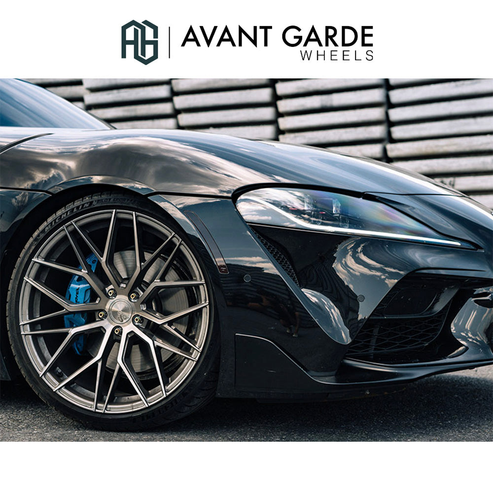 トヨタ スープラ (Toyota GR Supra)用 アバンギャルド M520R ダークメタリック 20x10J ET 30 フロント 20x11J ET 40 リア ホイール４本セット Avant Garde M520R DARK GRAPHITE METALLIC 20x10J Front 20x11J Rear for Toyota GR Supra (送料無料)