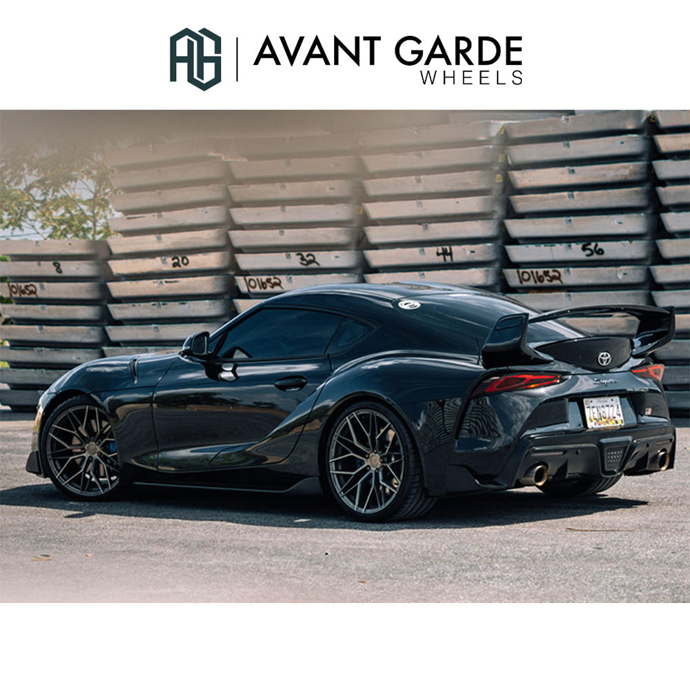 トヨタ スープラ (Toyota GR Supra)用 アバンギャルド M520R ダークメタリック 20x10J ET 30 フロント 20x11J ET 40 リア ホイール４本セット Avant Garde M520R DARK GRAPHITE METALLIC 20x10J Front 20x11J Rear for Toyota GR Supra (送料無料)