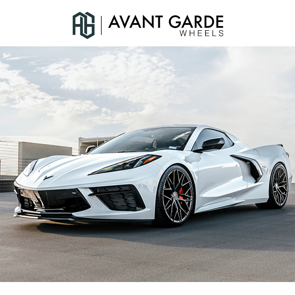シボレー コルベット C8(Chevrolet Corvette)用 アバンギャルド M520R 20x9J ET 38フロント 21x12J ET 52 リア グロスブラック ホイール４本セット Avant Garde M520R Gloss Black 20x9J Front 21x12J Rear for Chevrolet Corvette C8 (送料無料)