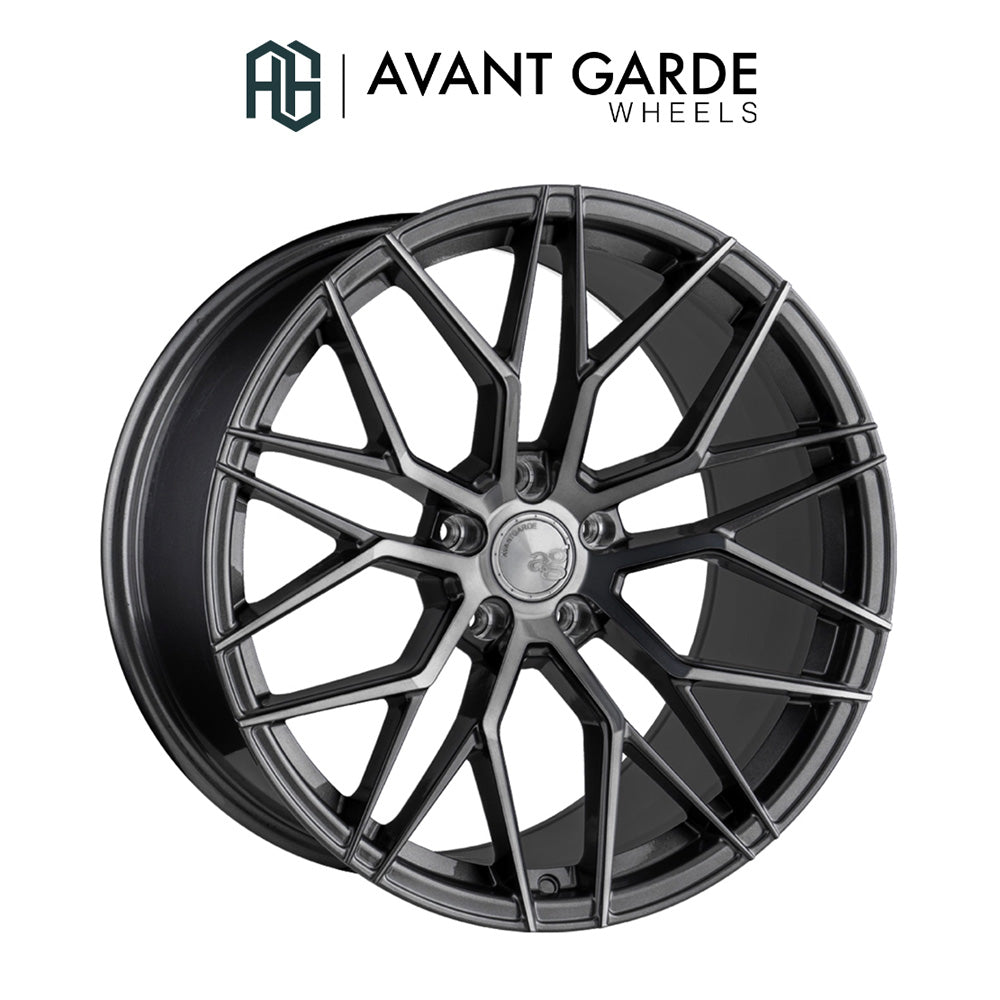 シボレー コルベット用 アバンギャルド M520R 19x8.5J フロント 20x11J リア ダークグラファイトメタリック ホイール４本セット (消費税、送料込み)