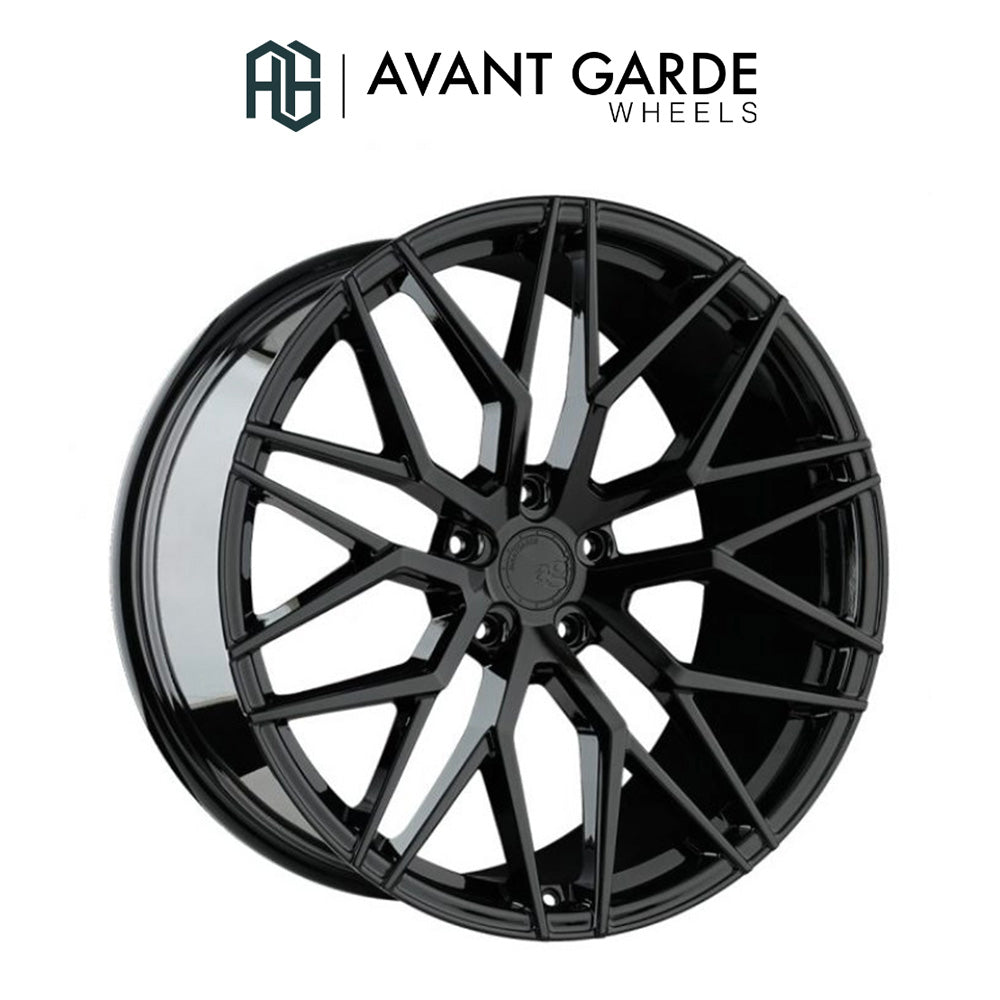 シボレー コルベット C8(Chevrolet Corvette)用 アバンギャルド M520R 20x9J ET 38フロント 21x12J ET 52 リア グロスブラック ホイール４本セット Avant Garde M520R Gloss Black 20x9J Front 21x12J Rear for Chevrolet Corvette C8 (送料無料)