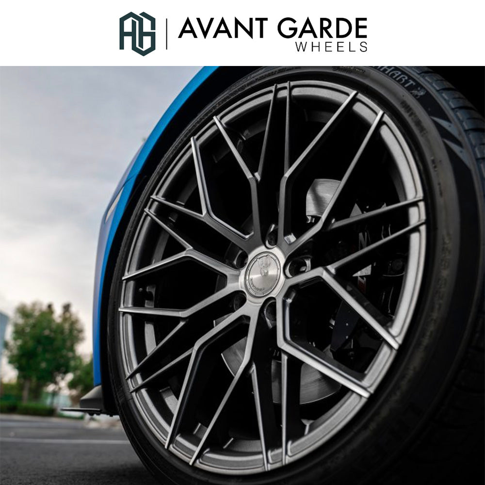 シボレー カマロ(Chevrolet Camaro)用 アバンギャルド M520R 20x10J ET 23フロント 20x11J ET 43 リア ダークグラファイトメタリック ホイール４本セット Avant Garde M520R Dark Graphite Metallic Wheels for Chevrolet Camaro (送料無料)