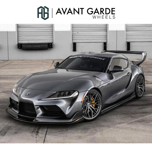 トヨタ スープラ (Toyota GR Supra)用 アバンギャルド M520R ダークメタリック 20x10J ET 30 フロント 20x11J ET 40 リア ホイール４本セット Avant Garde M520R DARK GRAPHITE METALLIC 20x10J Front 20x11J Rear for Toyota GR Supra (送料無料)