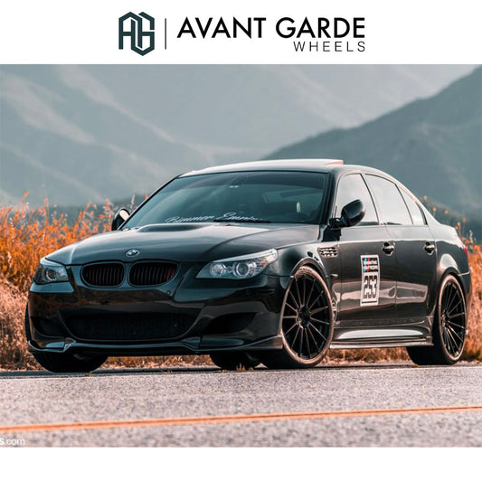 ＢＭＷ Ｍ５用 アバンギャルド M615 20x10J ET 25フロント 20x11J ET 28 リア マットブラック ホイール４本セット Avant Garde M615 Matte Black Wheels for BMW M5 (送料無料)