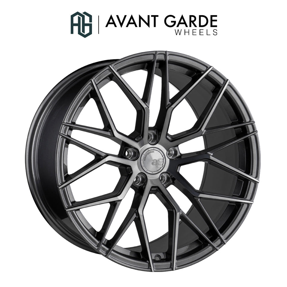 シボレー コルベット C8(Chevrolet Corvette)用 アバンギャルド M520R 19x8.5J フロント 20x11J リア ダークグラファイトメタリック ホイール４本セット Avant Garde M520R Dark Graphite Metallic 19x8.5J Front 20x11J Rear for Chevrolet Corvette C8 (送料無料)
