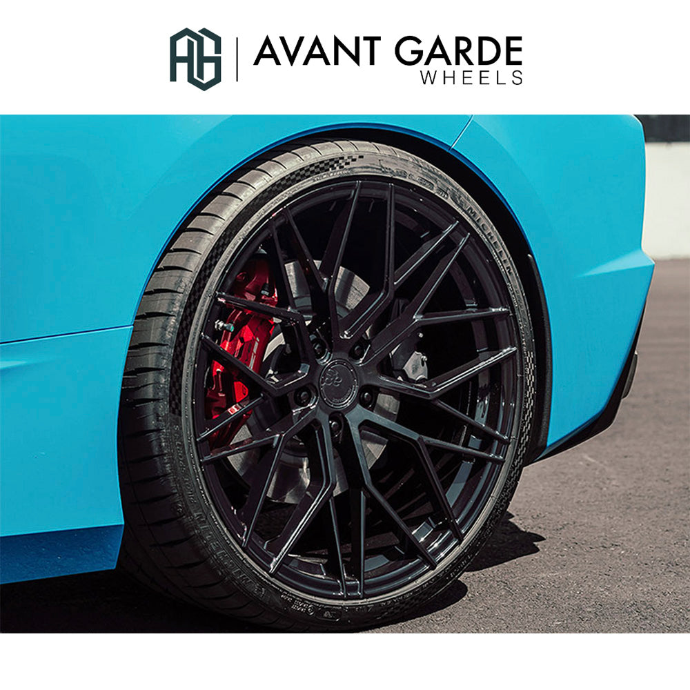 シボレー コルベット C8(Chevrolet Corvette)用 アバンギャルド M520R 19x8.5J フロント 20x11J リア グロスブラック ホイール４本セット Avant Garde M520R Gloss Black 19x8.5J Front 20x11J Rear for Chevrolet Corvette C8 (送料無料)