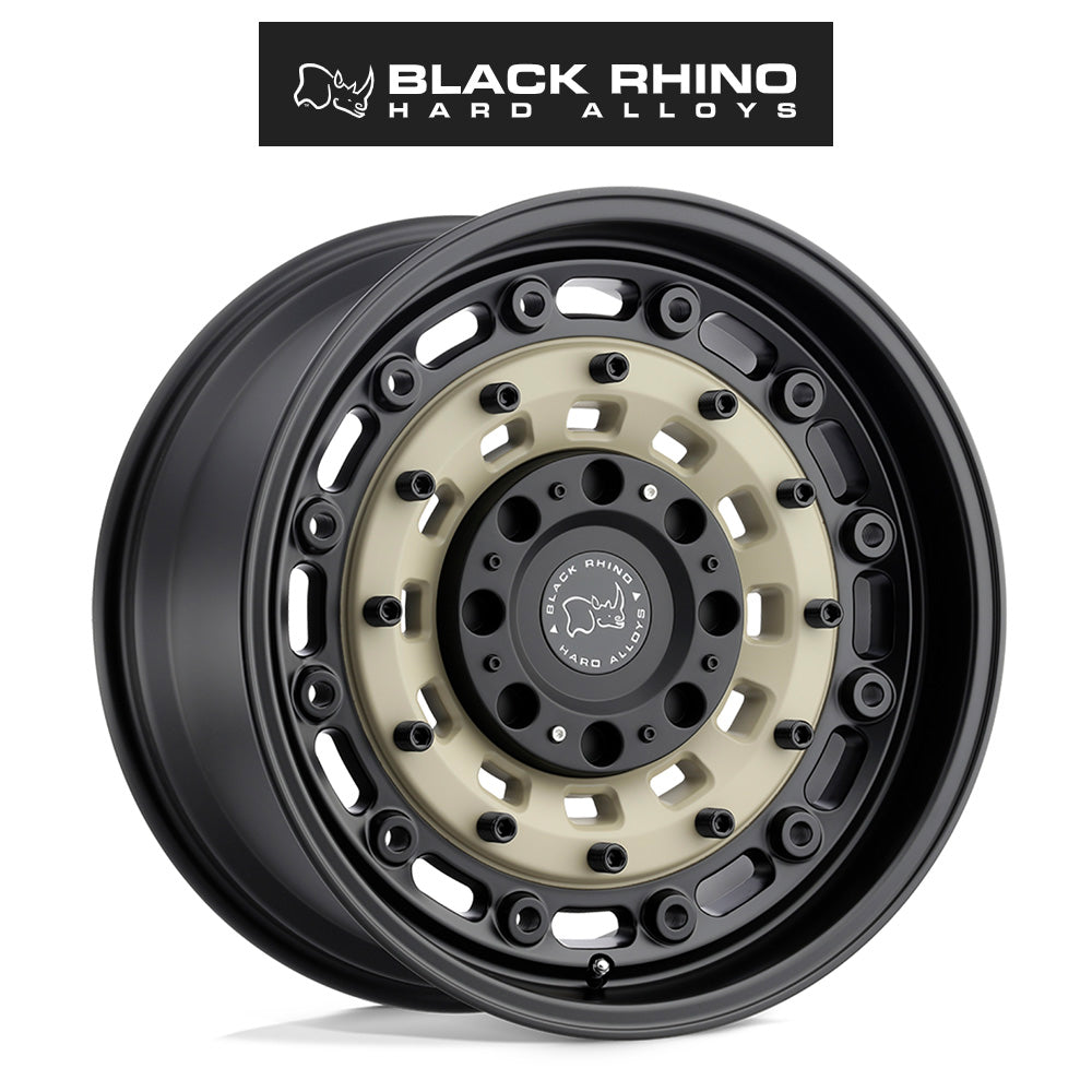 ジープ　グランドチェロキー　リミテッド (Jeep Grand Cherokee Limited)用ブラックライノ アーセナル 18x8J サンド/ブラックホイール４本セット BRARS 18X8 5X4.5/5.0 D-SAND-BLK 30MM (送料無料)