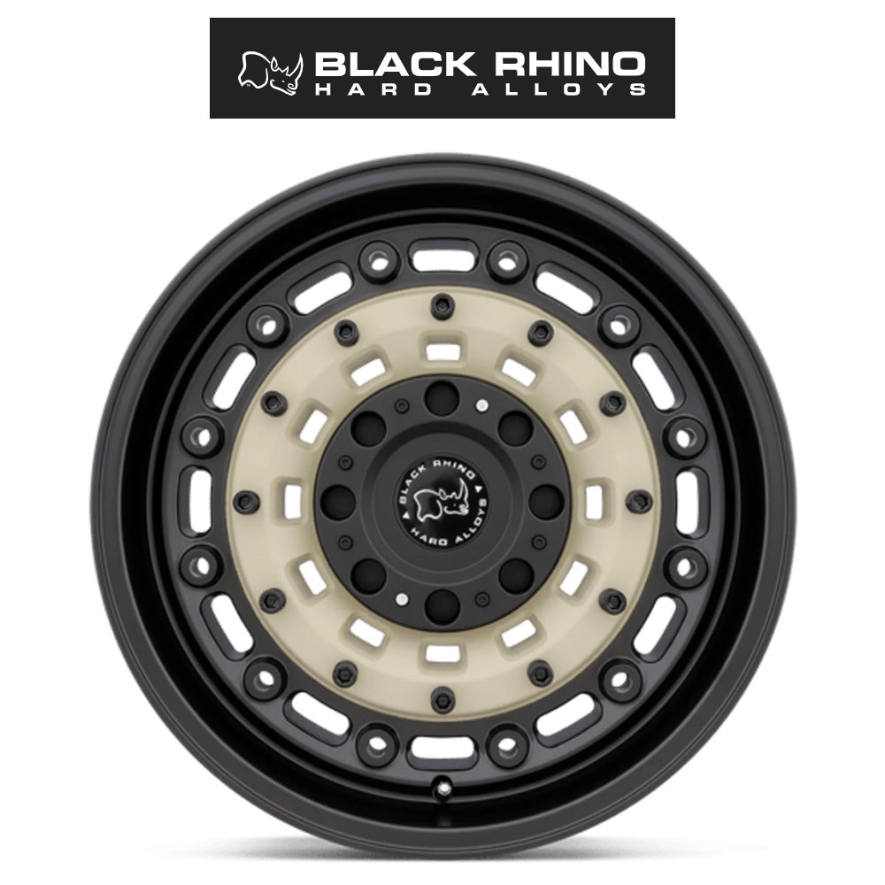 ジープ　グランドチェロキー　リミテッド (Jeep Grand Cherokee Limited)用ブラックライノ アーセナル 18x8J サンド/ブラックホイール４本セット BRARS 18X8 5X4.5/5.0 D-SAND-BLK 30MM (送料無料)