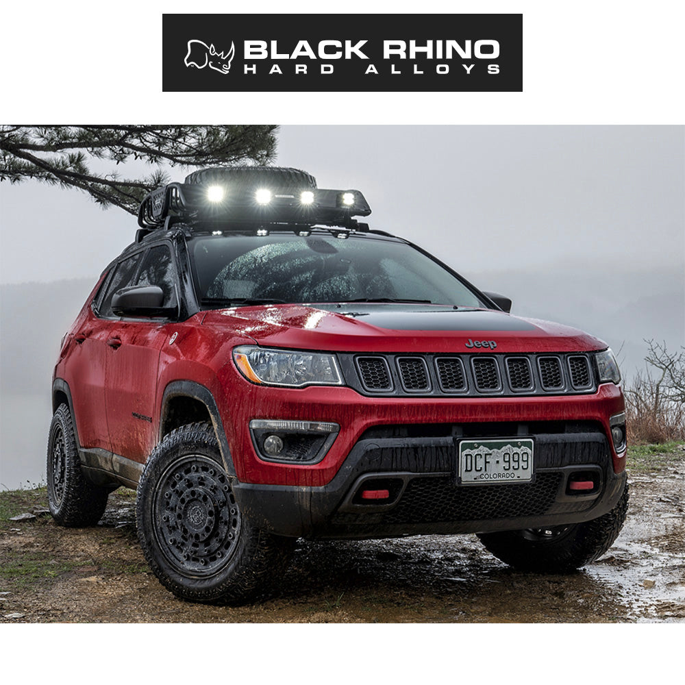 ジープ　グランドチェロキー　リミテッド (Jeep Grand Cherokee Limited)用ブラックライノ アーセナル 18x8J マットブラックホイール４本セット BRARS 18X8 5X4.5/5.0 TXT-M-BLK 30MM (送料無料)