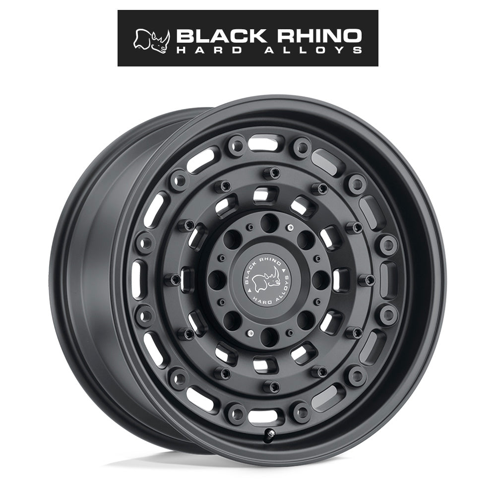 ランドローバー ディフェンダー１１０ (Land Rover Defender 110)用ブラックライノ アーセナル 20x8.5J マットブラックホイール４本セット Black Rhino Arsenal BRARS 20X8.5 5X4.5/120 TXT-M-BLK 30MM (送料無料)