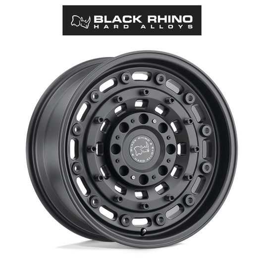 ランドローバー ディフェンダー１１０ (Land Rover Defender 110)用ブラックライノ アーセナル 20x8.5J マットブラックホイール４本セット Black Rhino Arsenal BRARS 20X8.5 5X4.5/120 TXT-M-BLK 30MM (送料無料)