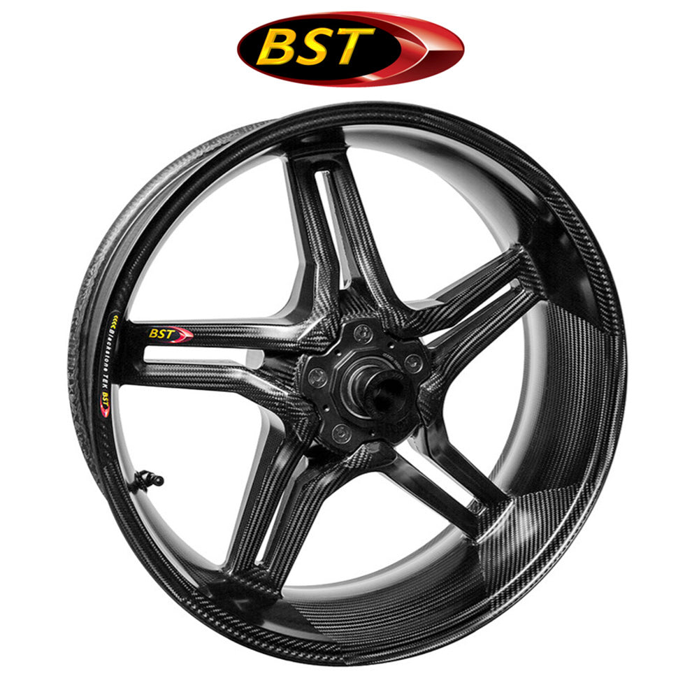 ２００５年から２００８年式モデル スズキＧＳＸ－Ｒ１０００用 BST ラピッドテック 17 x 6.0J カーボンファイバーリアホイール１本　BST Rapid TEK 17 x 6.0 Rear Wheel - Suzuki GSX-R1000 (05-08) (送料無料)