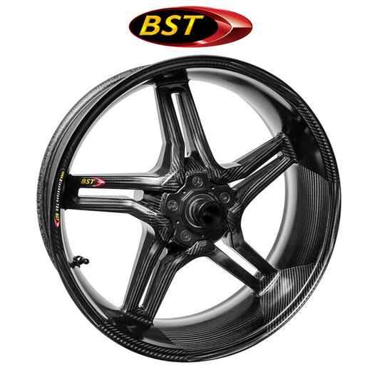 ２００５年から２００８年式モデル スズキＧＳＸ－Ｒ１０００用 BST ラピッドテック 17 x 6.0J カーボンファイバーリアホイール１本　BST Rapid TEK 17 x 6.0 Rear Wheel - Suzuki GSX-R1000 (05-08) (送料無料)