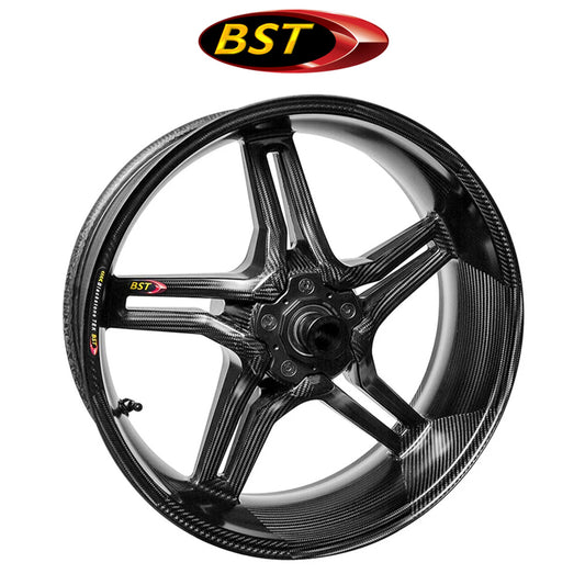 2015-2025年式ヤマハ ＹＺＦ－Ｒ１用 BST ラピッド・テック カーボンファイバー製(グロス、艶あり) リアホイール (17x6J リア) (消費税、送料込み)