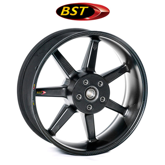 ２０２０年から２０２５年式モデル ＢＭＷ Ｓ１０００ＲＲ用 BST セブンテック 17 x 6.0J カーボンファイバーリアホイール１本　BST 7 TEK 17 x 6.0 Rear Wheel - BMW S1000RR (20-25) M Package, S1000R (22-24), S1000XR (21-24) (送料無料)