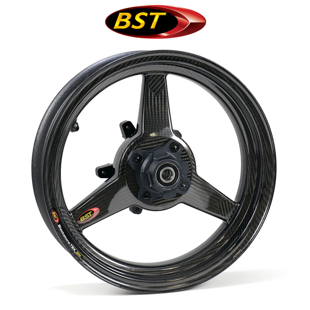２０１９年から２０２１年式モデル ホンダ モンキー ABS無しモデル用 BST トリプルテック 12 x 2.75J カーボンファイバーフロントホイール１本　BST Triple TEK 12 x 2.75 Front Wheel - Honda Grom Non-ABS (14-20) and Monkey Non-ABS (19-21) (送料無料)