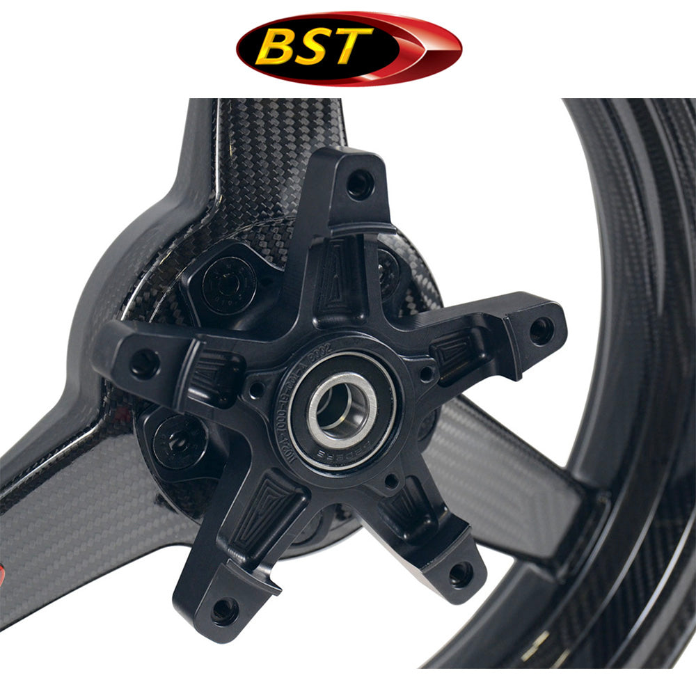 ２０１９年から２０２１年式モデル ホンダ モンキー ABS無しモデル用 BST トリプルテック 12 x 2.75J カーボンファイバーフロントホイール１本　BST Triple TEK 12 x 2.75 Front Wheel - Honda Grom Non-ABS (14-20) and Monkey Non-ABS (19-21) (送料無料)