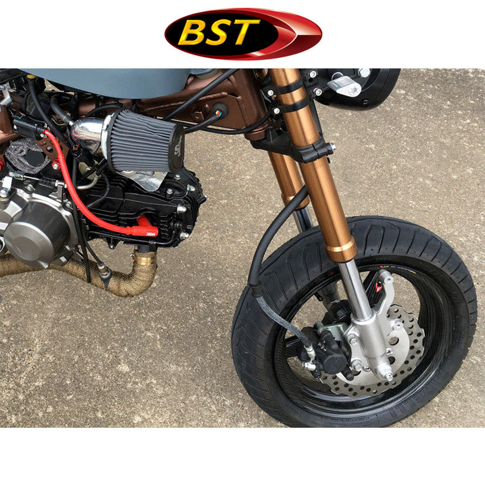 ２０１７年から２０２３年式モデル カワサキＺ１２５ＰＲＯ用 BST トリプルテック 12 x 2.75J カーボンファイバーフロントホイール１本　BST Triple TEK 12 x 2.75 Front Wheel - Kawasaki Z125 Pro (17-23) (送料無料)