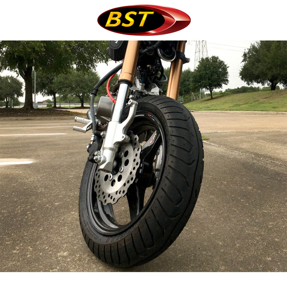２０１７年から２０２３年式モデル カワサキＺ１２５ＰＲＯ用 BST トリプルテック 12 x 2.75J カーボンファイバーフロントホイール１本　BST Triple TEK 12 x 2.75 Front Wheel - Kawasaki Z125 Pro (17-23) (送料無料)