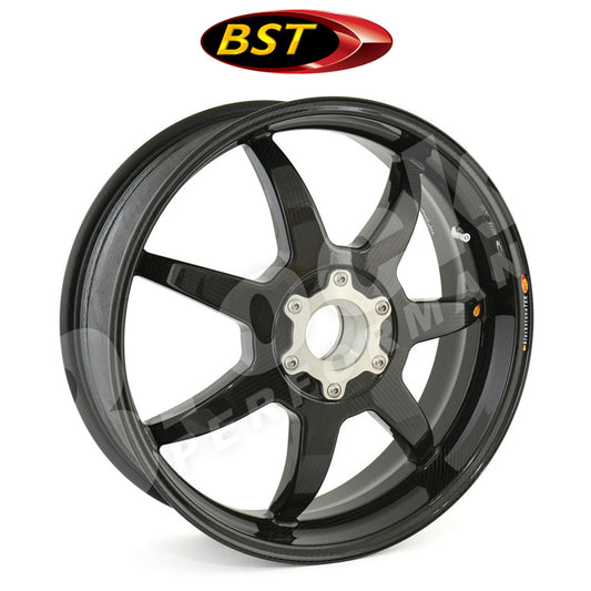 ２０２４年式モデル ＫＴＭ １３９０スーパーデュークＲエボ用 BST 7 TEK 17 x 6.0J カーボンファイバーリアホイール１本　BST 7 TEK 17 x 6.0 Rear Wheel - KTM 1290 Super Duke R/GT (14-24), 1390 Super Duke R EVO (2024) (送料無料)