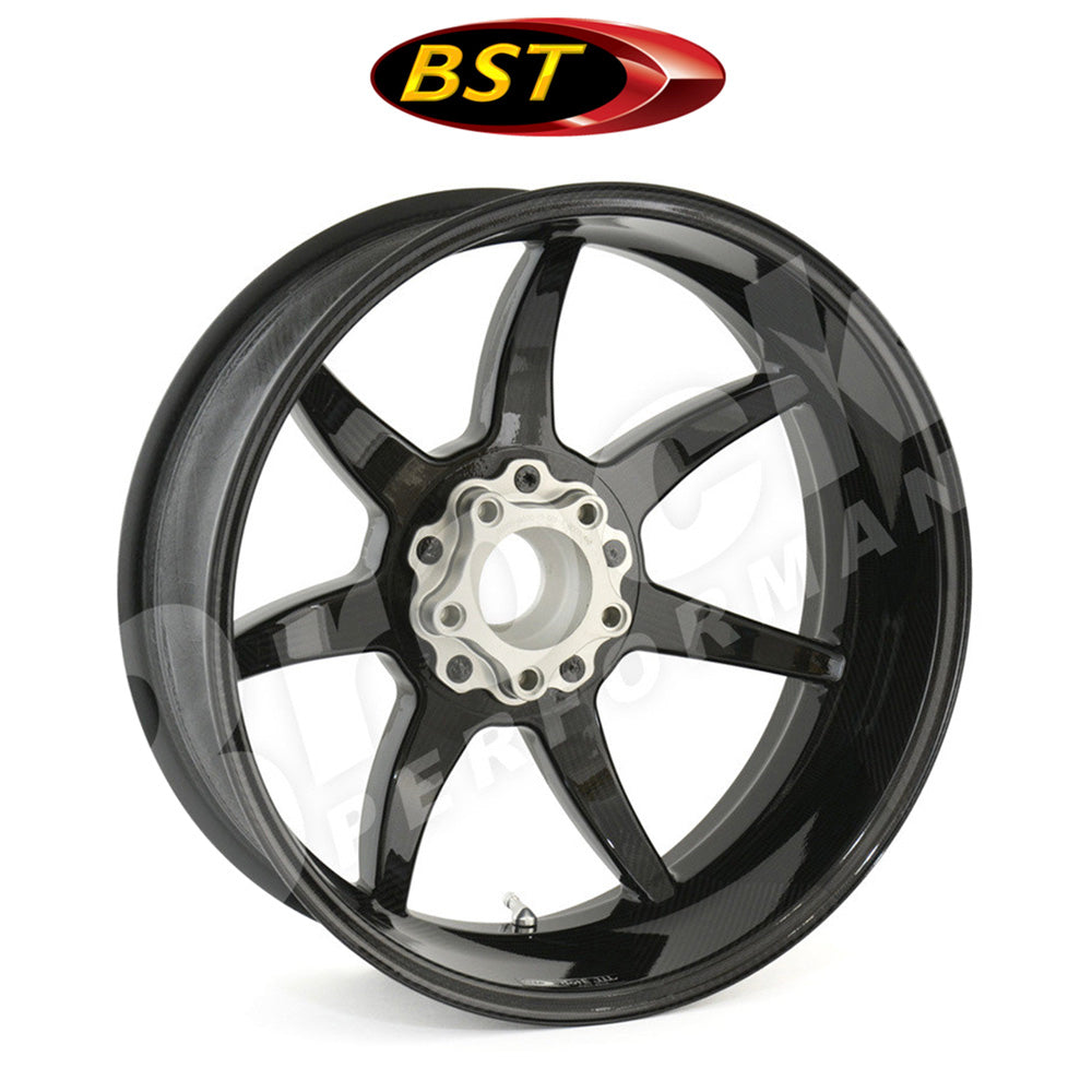 ２０２４年式モデル ＫＴＭ １３９０スーパーデュークＲエボ用 BST 7 TEK 17 x 6.0J カーボンファイバーリアホイール１本　BST 7 TEK 17 x 6.0 Rear Wheel - KTM 1290 Super Duke R/GT (14-24), 1390 Super Duke R EVO (2024) (送料無料)