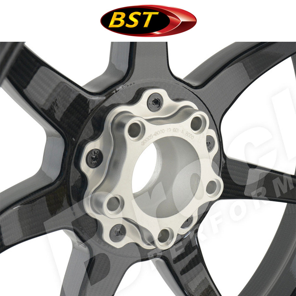 ２０２４年式モデル ＫＴＭ １３９０スーパーデュークＲエボ用 BST 7 TEK 17 x 6.0J カーボンファイバーリアホイール１本　BST 7 TEK 17 x 6.0 Rear Wheel - KTM 1290 Super Duke R/GT (14-24), 1390 Super Duke R EVO (2024) (送料無料)