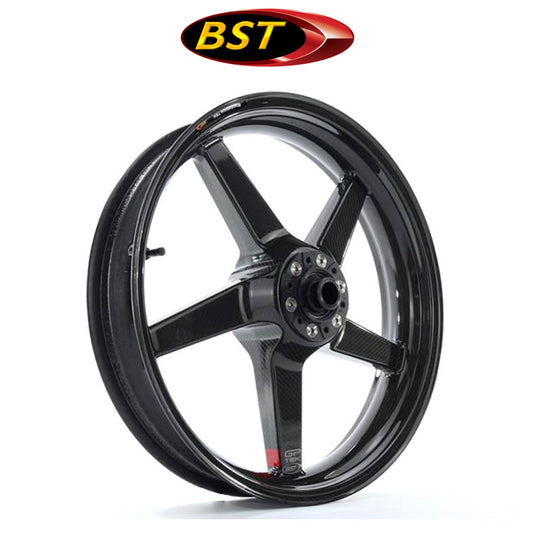 ２０１０年から２０１９年式モデル ＢＭＷ Ｓ１０００ＲＲ用 BST GP TEK 17 x 3.5J カーボンファイバーフロントホイール１本　BST GP TEK 17 x 3.5 Front Wheel - BMW S1000RR (10-19) (送料無料)