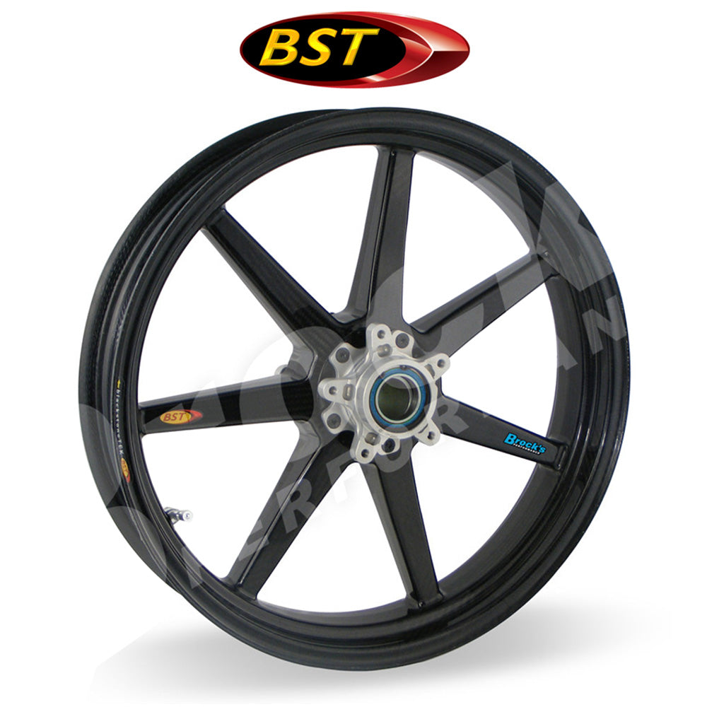 ドゥカティ パニガーレＶ４用 BST セブンテック 17 x 3.5J カーボンファイバーフロントホイール１本　BST 7 TEK 17 x 3.5 Front Wheel - Ducati 1199/1299/ Panigale V4 and V2 / Streetfighter V4 and V2 / RFE Panigale (送料無料)