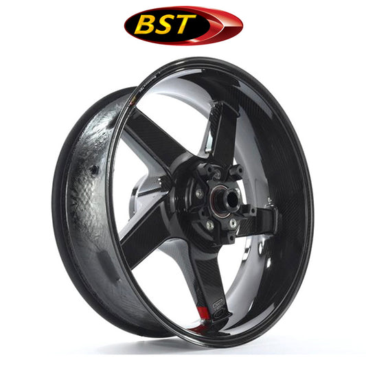 アプリリア　ＲＳＶ４　１１００ファクトリー用 BST GP TEK 17 x 6.0J カーボンファイバーリアホイール１本　BST GP TEK 17 x 6.0 Rear Wheel - Aprilia RSV4 (送料無料)