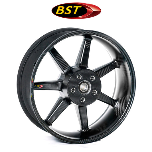 ２００５年から２００８年式モデル スズキ ＧＳＸ－Ｒ１０００用 BST 7 TEK 17 x 6.75J カーボンファイバーリアホイール１本　BST 7 TEK 17 x 6.75 Rear Wheel - Suzuki GSX-R1000 (05-08) (送料無料)