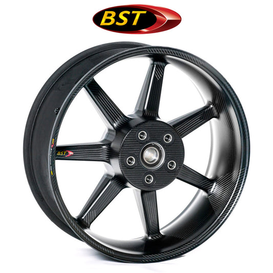 ２０１３年から２０２０年式モデル スズキ ＧＳＸ１３００Ｒ　Ｈａｙａｂｕｓａ用 BST 7 TEK 17 x 6.75J カーボンファイバーリアホイール１本　BST 7 TEK 17 x 6.75 Rear Wheel - Suzuki Hayabusa (13-20) (送料無料)