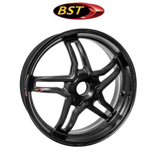 ２０１２年から２０１５年式モデル ドゥカティ　ストリートファイター８４８用 BST Rapid TEK 17 x 6.0J カーボンファイバーリアホイール１本　BST Rapid TEK 17 x 6.0 Rear Wheel - Ducati 748 / 916 / 996 / 998 (94-03) / 796 / 848 (08-13) / Hypermotard 950/SP (19-24) (送料無料)