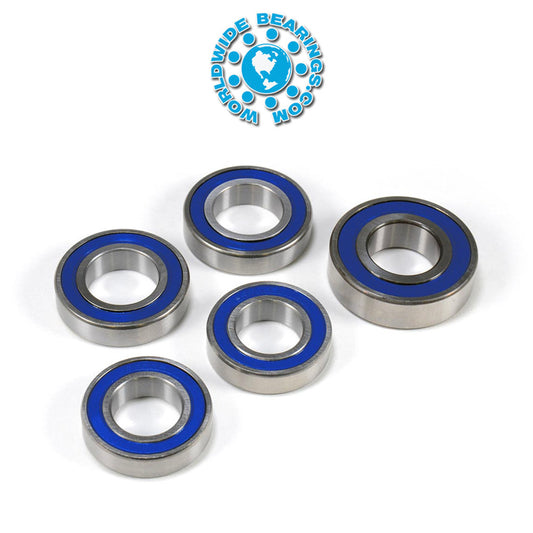 ２０２１年から２０２４年式 ＢＭＷ Ｍ１０００ＲＲ 用スチールホイールベアリングセット (ワールドワイド ベアリング製)　Steel Wheel Bearing Set BMW M1000RR (21-24) for OEM Wheels (送料無料)