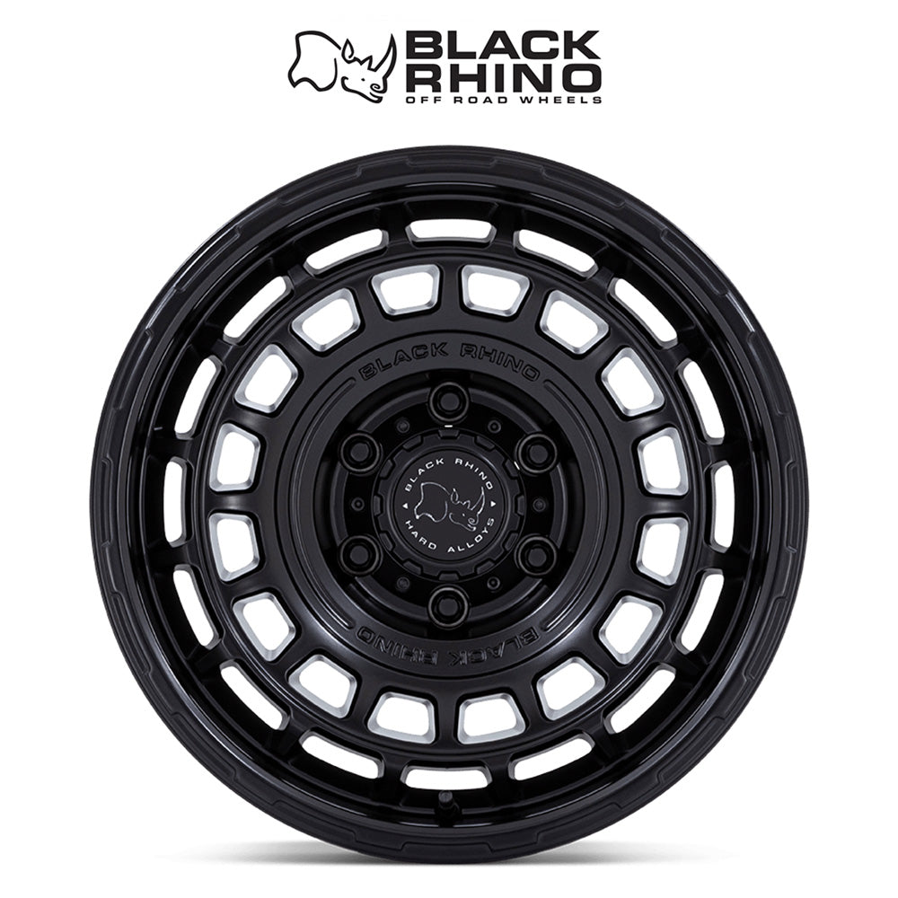 ランドローバー ディフェンダー１１０ (Land Rover Defender 110)用ブラックライノ エイウォル 20x8.5J マットブラックホイール４本セット BR024 20X8.5 5X120 M-BLK 25MM (送料無料)
