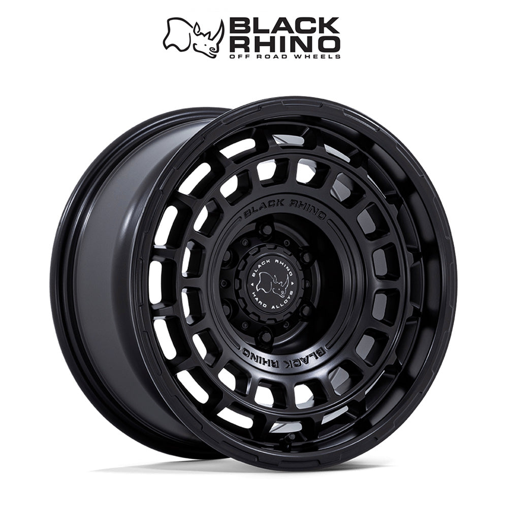 ランドローバー ディフェンダー１１０ (Land Rover Defender 110)用ブラックライノ エイウォル 20x8.5J マットブラックホイール４本セット BR024 20X8.5 5X120 M-BLK 25MM (送料無料)