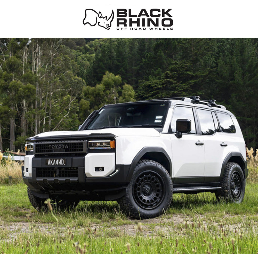 ランドローバー ディフェンダー１１０ (Land Rover Defender 110)用ブラックライノ エイウォル 20x8.5J マットブラックホイール４本セット BR024 20X8.5 5X120 M-BLK 25MM (送料無料)