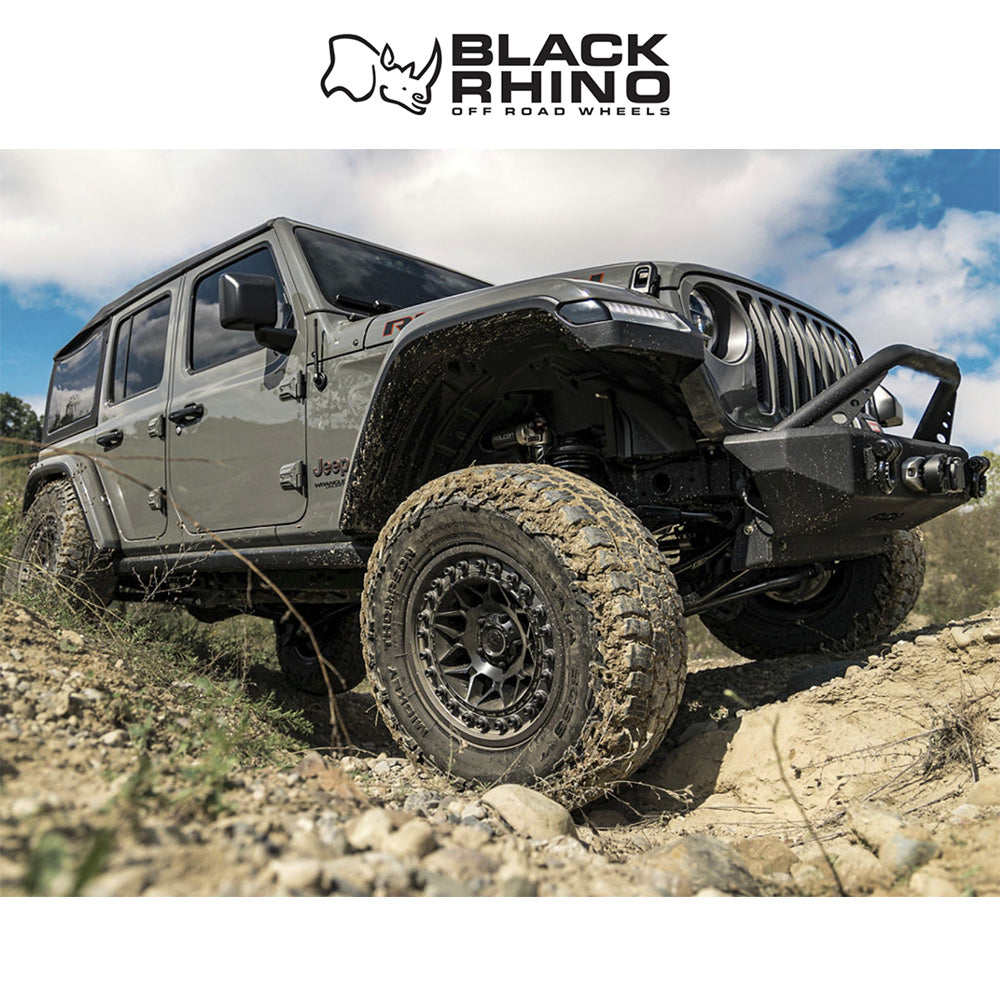 トヨタ ランドクルーザー用ブラックライノ アルファ 18x9J ET 20 フロント、リア マットブラック ガンメタルリップ ホイール４本セット　Black Rhino ALPHA 18X9 6X5.5 106 +20 M-BLK GNMTL-LP (消費税、送料込み)