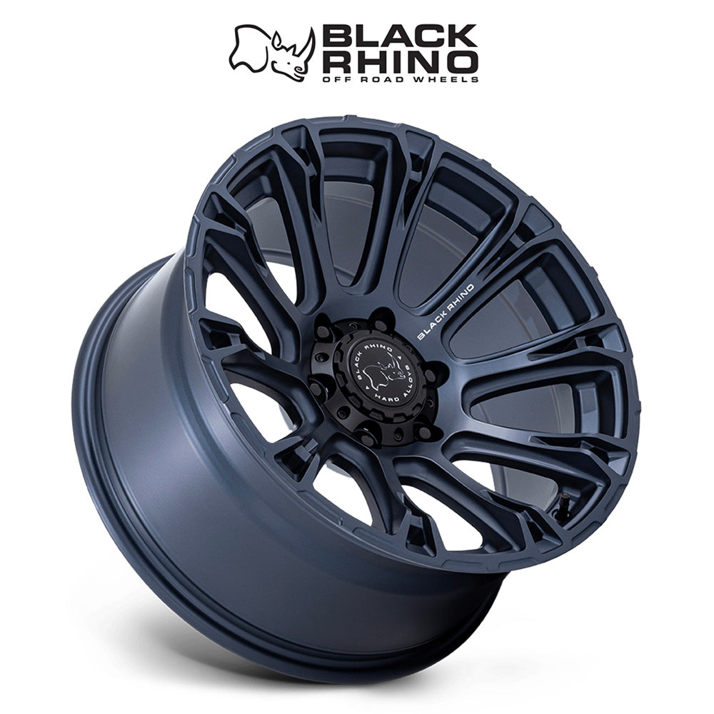 トヨタ ランドクルーザー用ブラックライノ ダイアモンドバック 17x8.5J ET 25 フロント、リア メタリックブルー ホイール４本セット　Black Rhino DIAMONDBACK 17X8.5 6X5.5 106 +25 MTL-BLU (消費税、送料込み)