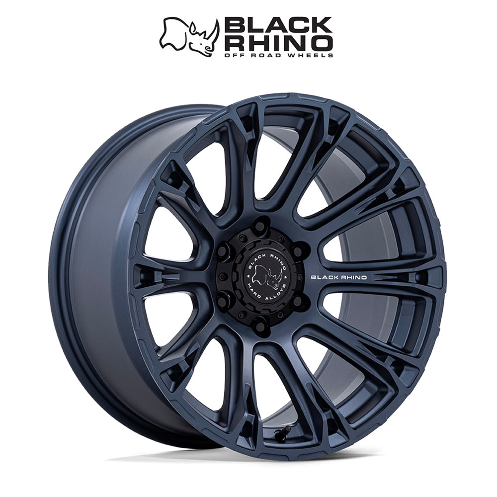 トヨタ ランドクルーザー用ブラックライノ ダイアモンドバック 17x8.5J ET 25 フロント、リア メタリックブルー ホイール４本セット　Black Rhino DIAMONDBACK 17X8.5 6X5.5 106 +25 MTL-BLU (消費税、送料込み)