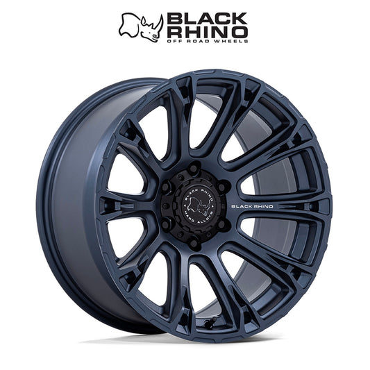 トヨタ ランドクルーザー用ブラックライノ ダイアモンドバック 17x8.5J ET 25 フロント、リア メタリックブルー ホイール４本セット　Black Rhino DIAMONDBACK 17X8.5 6X5.5 106 +25 MTL-BLU (消費税、送料込み)