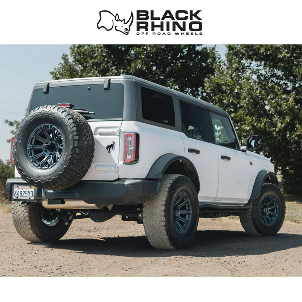 トヨタ ランドクルーザー用ブラックライノ ダイアモンドバック 17x8.5J ET 25 フロント、リア メタリックブルー ホイール４本セット　Black Rhino DIAMONDBACK 17X8.5 6X5.5 106 +25 MTL-BLU (消費税、送料込み)
