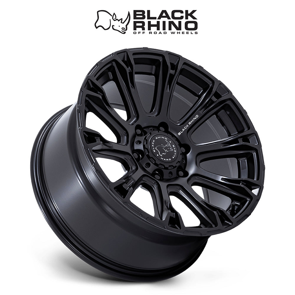 トヨタ ランドクルーザー用ブラックライノ ダイアモンドバック 17x8.5J ET 25 フロント、リア マットブラック ホイール４本セット　Black Rhino DIAMONDBACK 17X8.5 6X5.5 106 +25 M-BLK (消費税、送料込み)