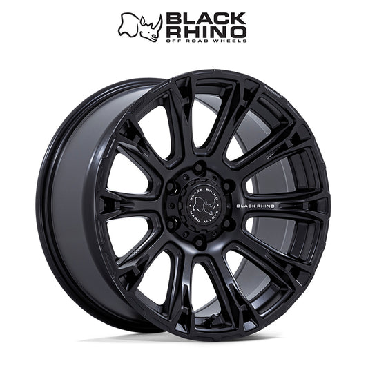 トヨタ ランドクルーザー用ブラックライノ ダイアモンドバック 17x8.5J ET 25 フロント、リア マットブラック ホイール４本セット　Black Rhino DIAMONDBACK 17X8.5 6X5.5 106 +25 M-BLK (消費税、送料込み)