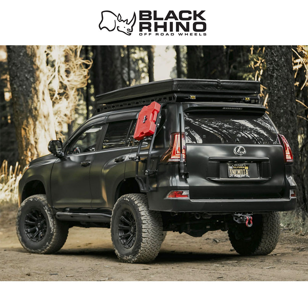 トヨタ ランドクルーザー用ブラックライノ ダイアモンドバック 17x8.5J ET 25 フロント、リア マットブラック ホイール４本セット　Black Rhino DIAMONDBACK 17X8.5 6X5.5 106 +25 M-BLK (消費税、送料込み)
