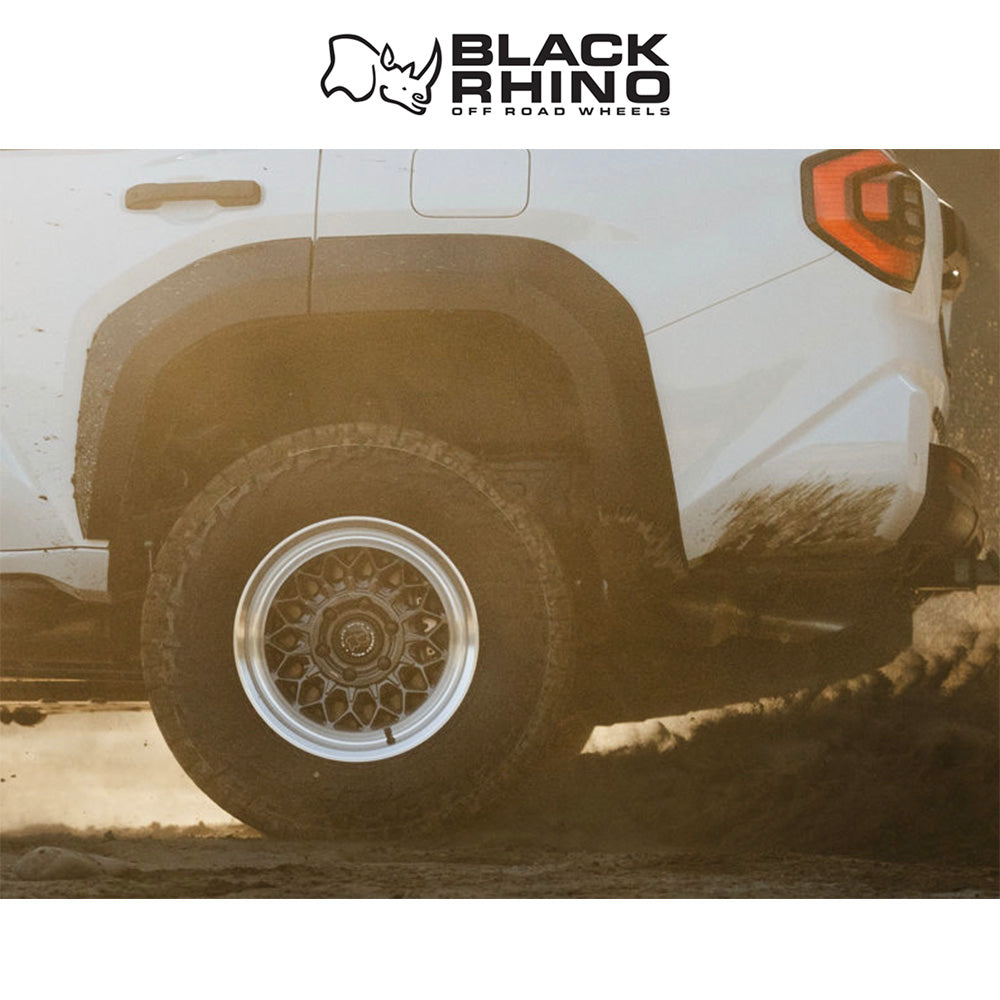 トヨタ ランドクルーザー用ブラックライノ グラーツ 17x8.5J ET 25 フロント、リア グロスガンメタルマシンドリップ ホイール４本セット　Black Rhino GRAZ 17X8.5 6X5.5 106 +25 G-GNMTL-MCH (消費税、送料込み)